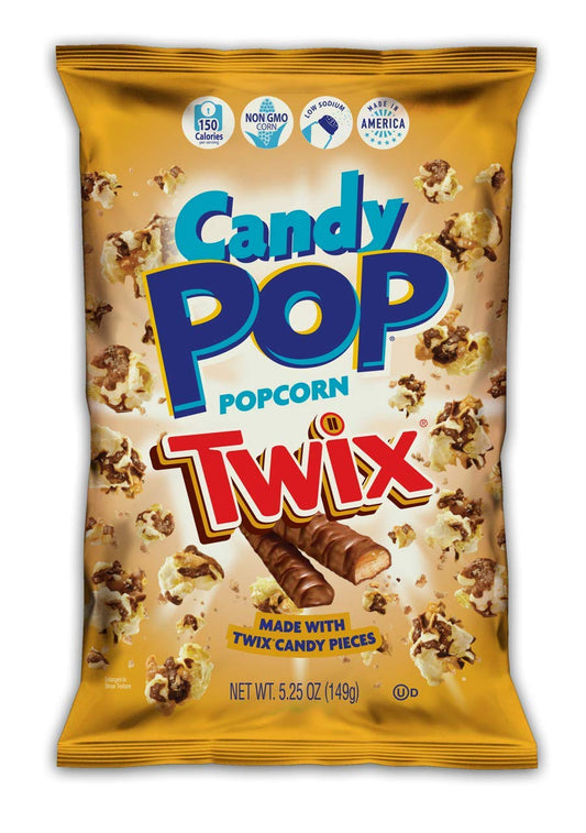 Candy Pop Popcorn Twix 5.25oz X 12 Units - Québec Candy