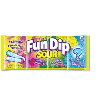 Wonka Lik-M-Aid Fun Dip - Sour X 24 Units - Québec Candy