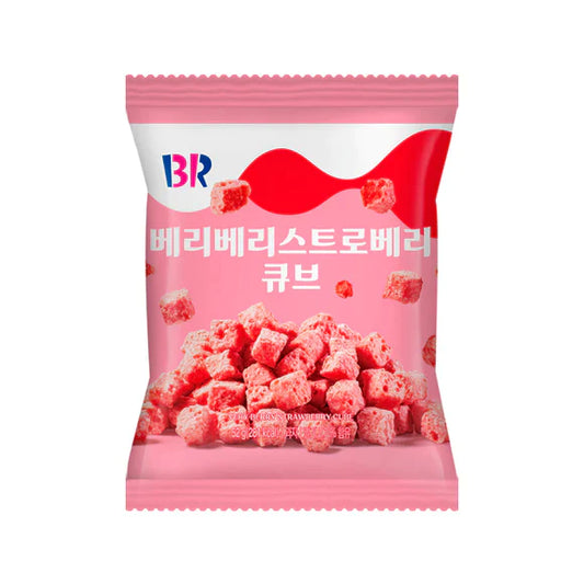 Baskin Robbin Cubes Strawberry (Korea) 55G X 10 Units - Québec Candy