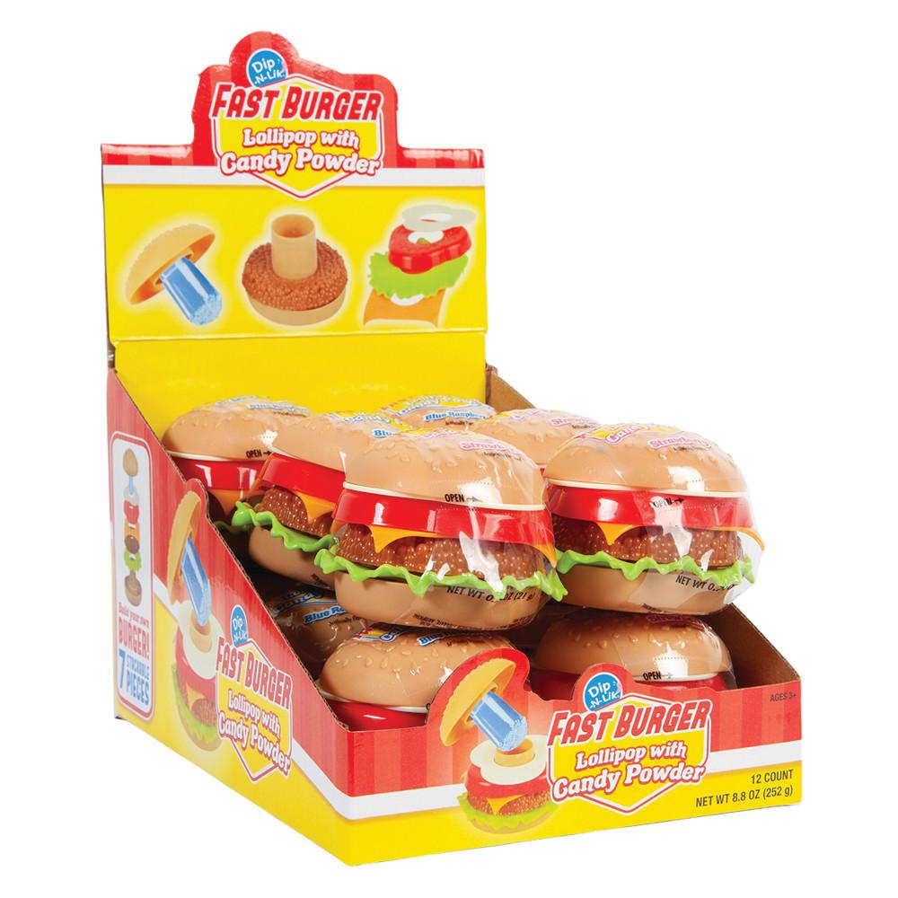 Koko's Dip-N-Lik Fast Burger .74 Oz X 12 Units - Québec Candy