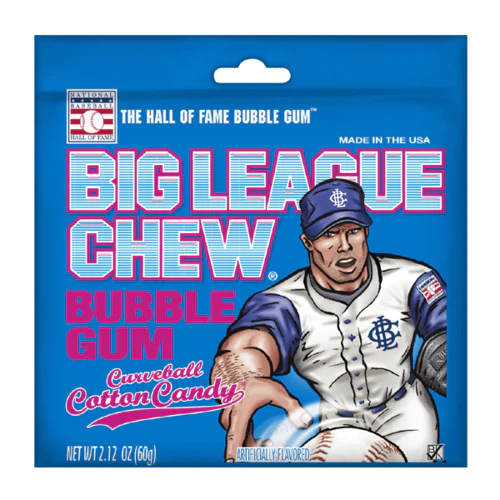 Big League Chew - Cotton Candy 12 Units - Québec Candy