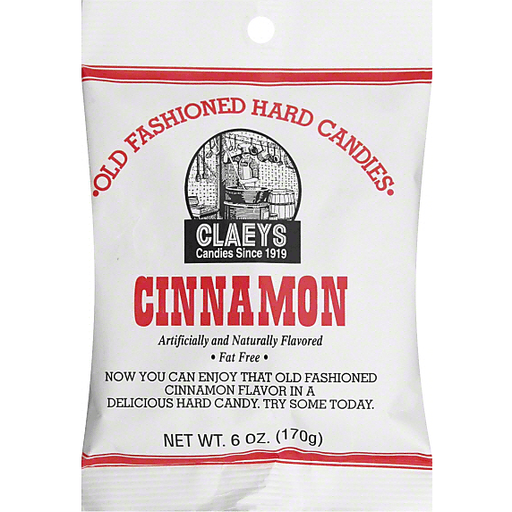 Claeys Old Fashioned Hard Candies - Cinnamon 6oz X 24 Units - Québec Candy