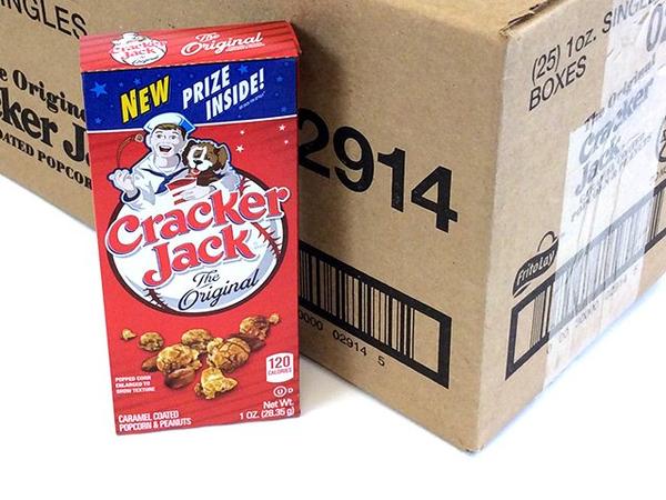 Cracker Jacks  Box Original 1oz X 25 Units - Québec Candy