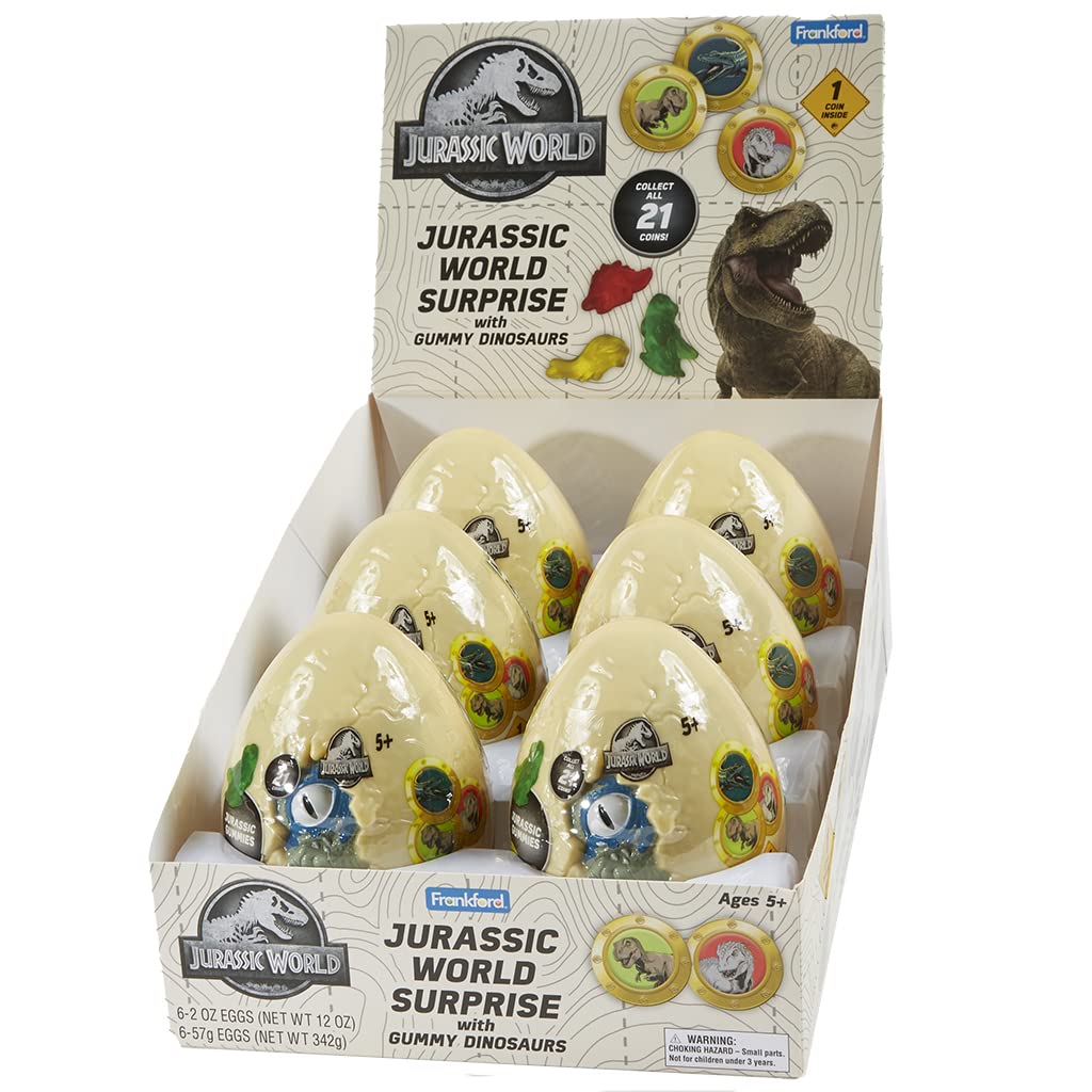 Frankford Jurassic World Surprise 2oz X 6 Units - Québec Candy