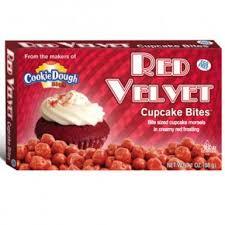 Theater Box Cookie Dough Red Velvet Cupcake Bites 3.1oz X 12 Units - Québec Candy