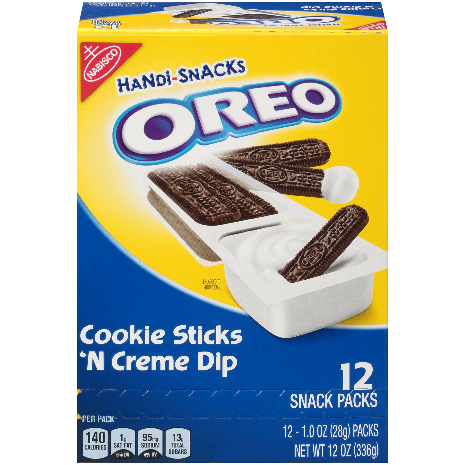 Handi-Snacks Oreo Cookie Sticks 'N Creme Dip 12 Oz X 4 Units// 14 Feb 2024 - Québec Candy