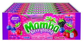 Mamba Stick Pack- Berrytasty 2.8Oz X 24 Units - Québec Candy