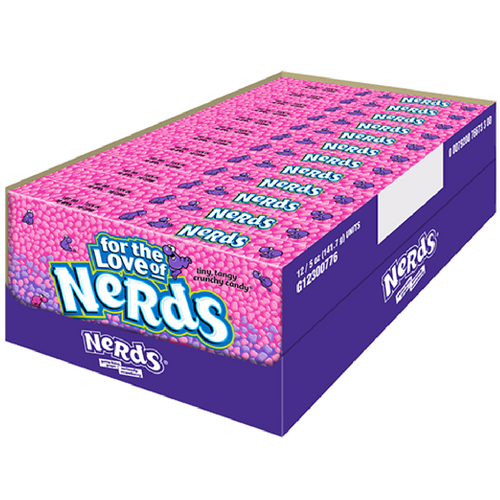 Theater Box Wonka Nerds Grape Strawberry X 12 Units - Québec Candy