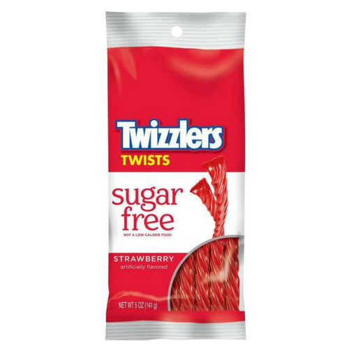 Sugar Free Twizzlers Strawberry 5oz X 12 Units - Québec Candy