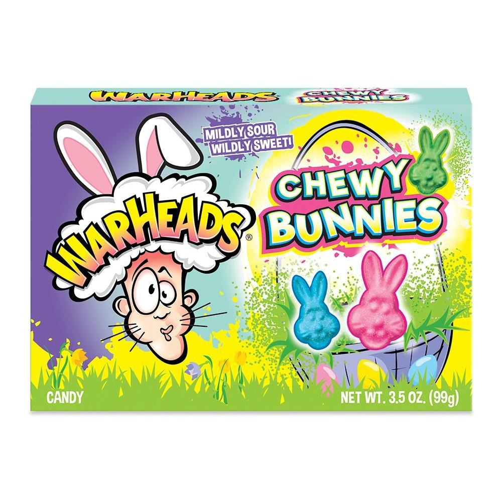 Warheads Easter Chewy Bunnies Theatre Box 3.5oz X 12 Units - Québec Candy
