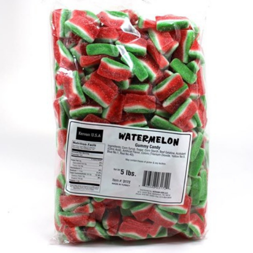 Kervan Bulk - Watermelon Gummies 5 Lb - Québec Candy