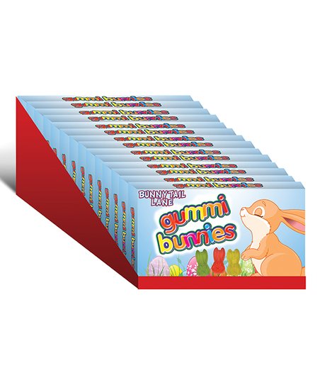 Easter - Bunnytail Lane Gummi Bunnies Theater Box 3.1 Oz X 12 Units - Québec Candy